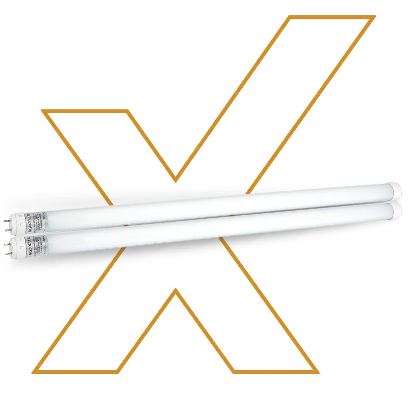 Kit 10 Lâmpada de Led Tubular 18w 120cm Branco Frio 6500k
